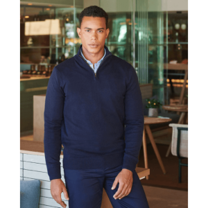 Henbury HB729 1/4 Zip Sweater